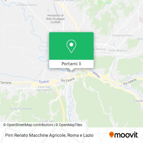 Mappa Pirri Renato Macchine Agricole