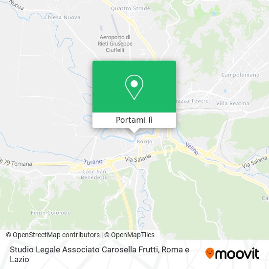 Mappa Studio Legale Associato Carosella Frutti