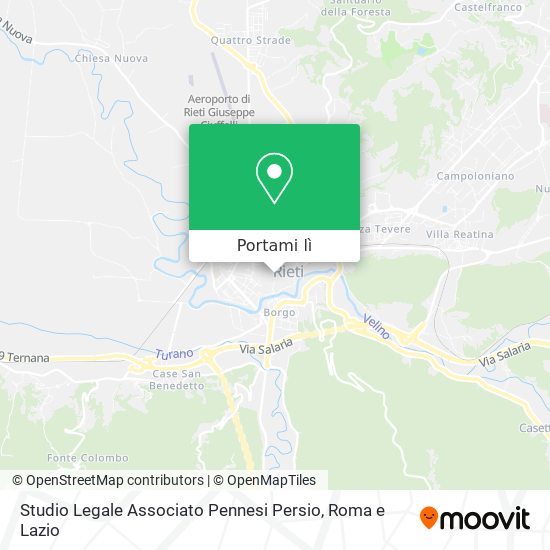 Mappa Studio Legale Associato Pennesi Persio