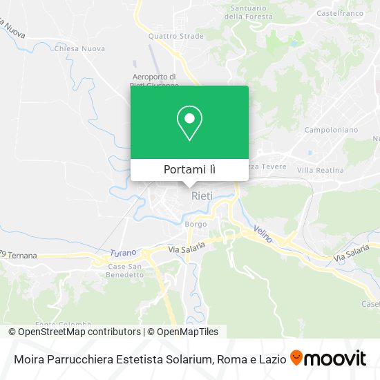 Mappa Moira Parrucchiera Estetista Solarium