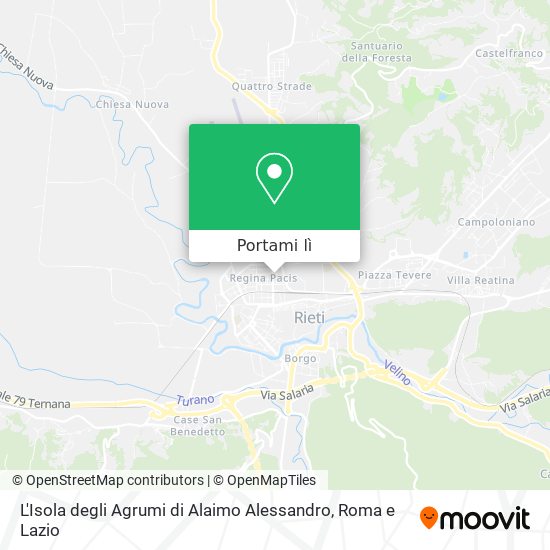 Mappa L'Isola degli Agrumi di Alaimo Alessandro