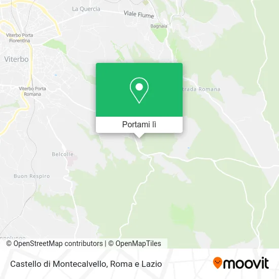 Mappa Castello di Montecalvello