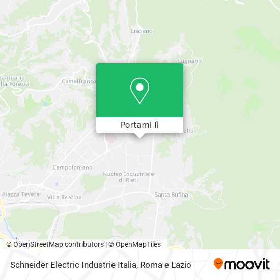 Mappa Schneider Electric Industrie Italia