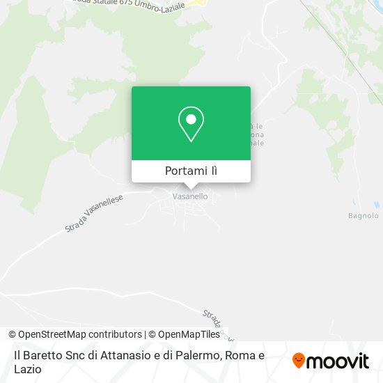 Mappa Il Baretto Snc di Attanasio e di Palermo