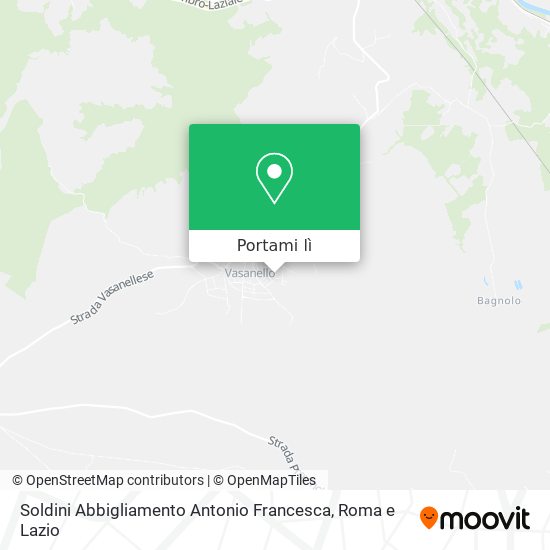 Mappa Soldini Abbigliamento Antonio Francesca