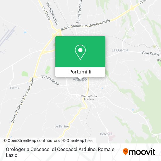Mappa Orologeria Ceccacci di Ceccacci Arduino