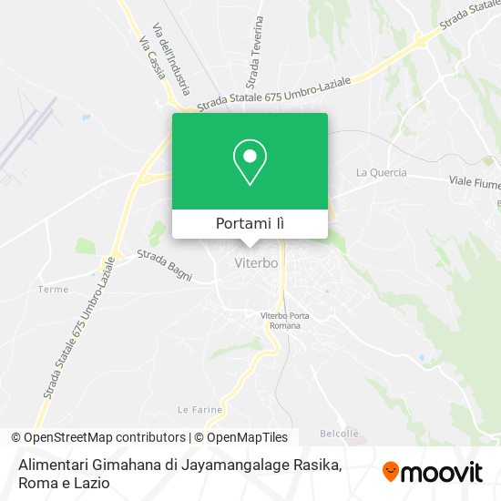 Mappa Alimentari Gimahana di Jayamangalage Rasika