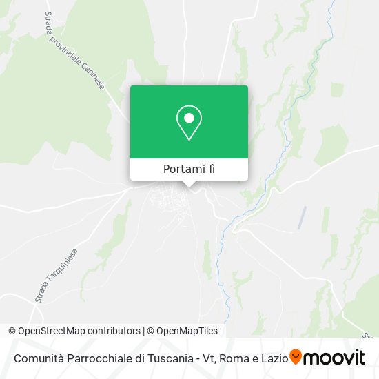 Mappa Comunità Parrocchiale di Tuscania - Vt