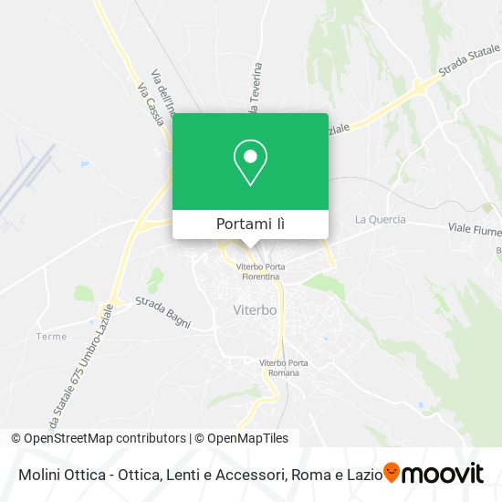 Mappa Molini Ottica - Ottica, Lenti e Accessori