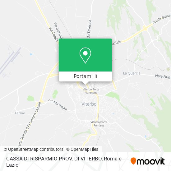 Mappa CASSA DI RISPARMIO PROV. DI VITERBO