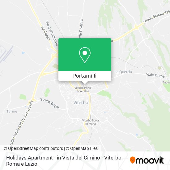 Mappa Holidays Apartment - in Vista del Cimino - Viterbo