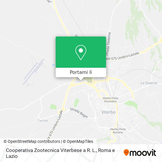 Mappa Cooperativa Zootecnica Viterbese a R. L.