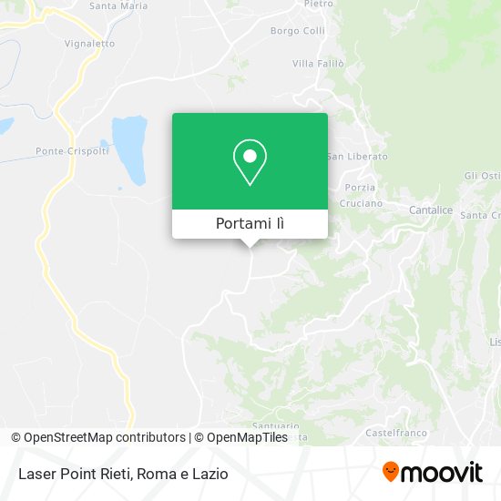 Mappa Laser Point Rieti