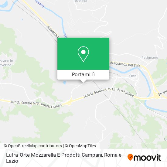 Mappa Lufra' Orte Mozzarella E Prodotti Campani