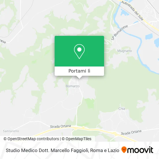 Mappa Studio Medico Dott. Marcello Faggioli