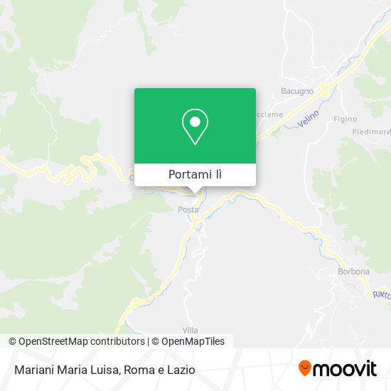 Mappa Mariani Maria Luisa