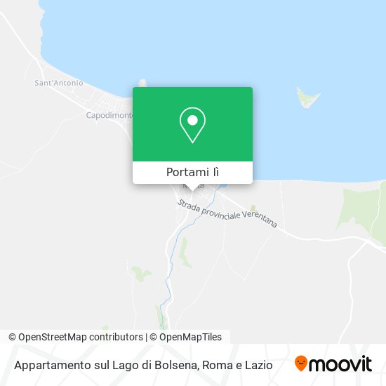 Mappa Appartamento sul Lago di Bolsena