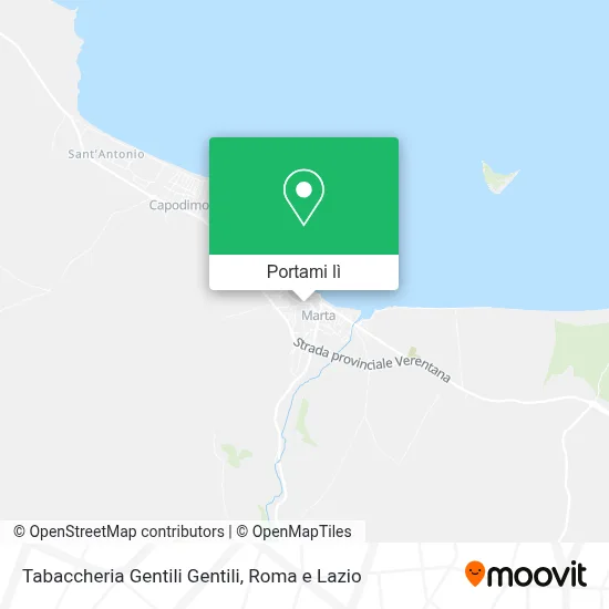 Mappa Tabaccheria Gentili Gentili