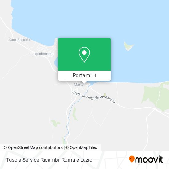 Mappa Tuscia Service Ricambi