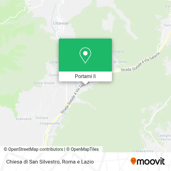 Mappa Chiesa di San Silvestro