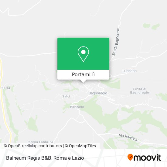 Mappa Balneum Regis B&B