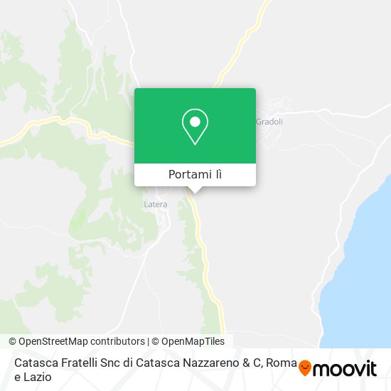 Mappa Catasca Fratelli Snc di Catasca Nazzareno & C