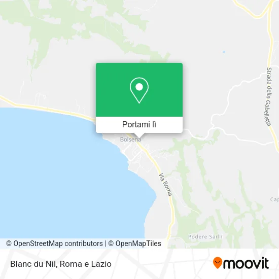 Mappa Blanc du Nil