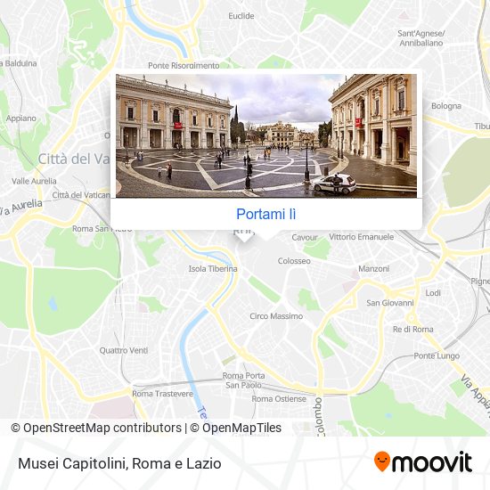 Mappa Musei Capitolini
