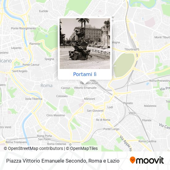 Mappa Piazza Vittorio Emanuele Secondo