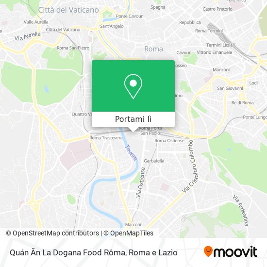 Mappa Quán Ăn La Dogana Food Rôma
