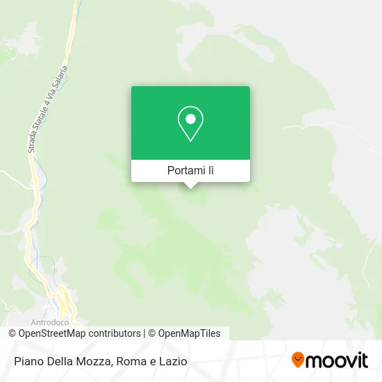 Mappa Piano Della Mozza