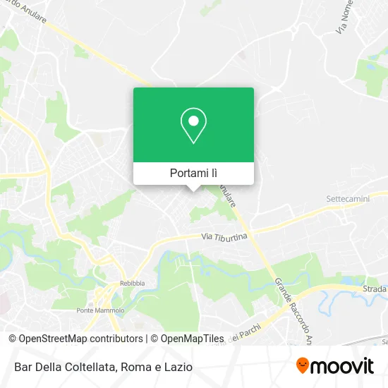 Mappa Bar Della Coltellata