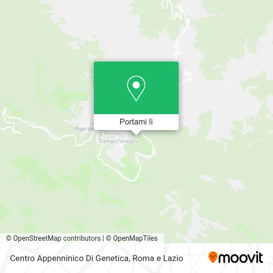 Mappa Centro Appenninico Di Genetica