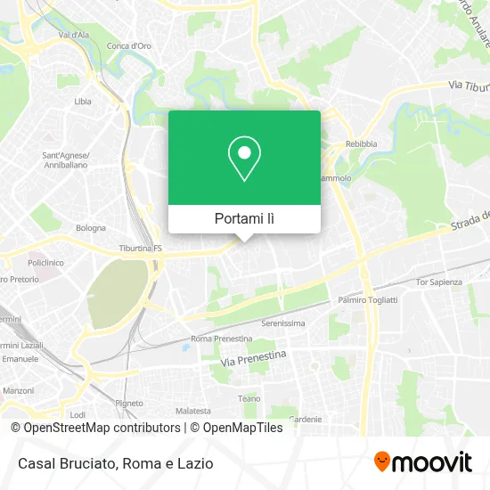 Mappa Casal Bruciato