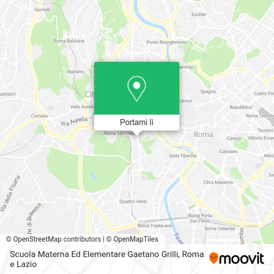 Mappa Scuola Materna Ed Elementare Gaetano Grilli