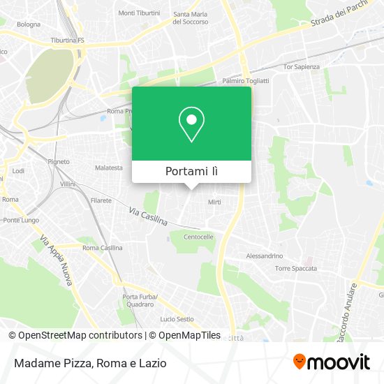 Mappa Madame Pizza