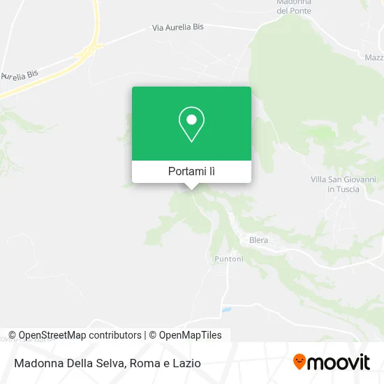 Mappa Madonna Della Selva