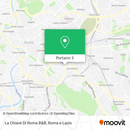 Mappa La Chiave Di Roma B&B
