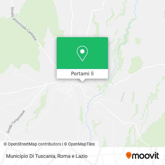 Mappa Municipio Di Tuscania