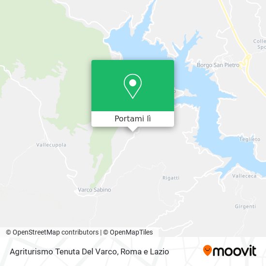 Mappa Agriturismo Tenuta Del Varco