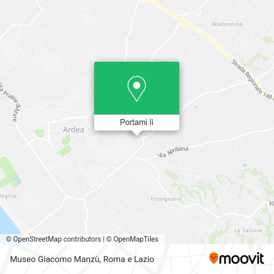 Mappa Museo Giacomo Manzù