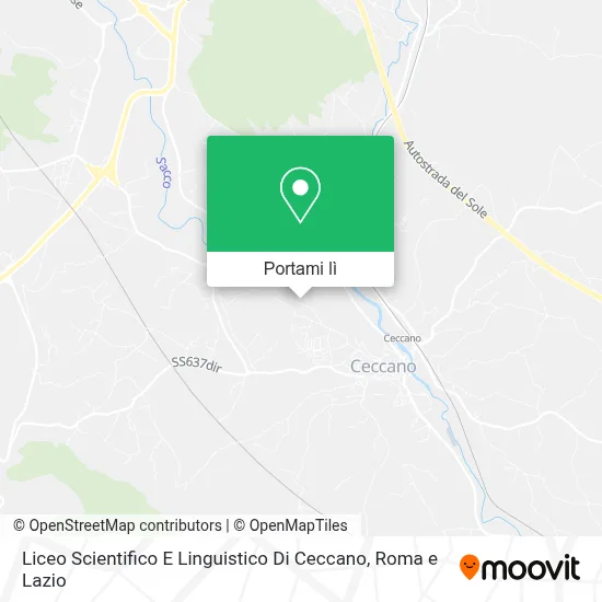 Mappa Liceo Scientifico E Linguistico Di Ceccano
