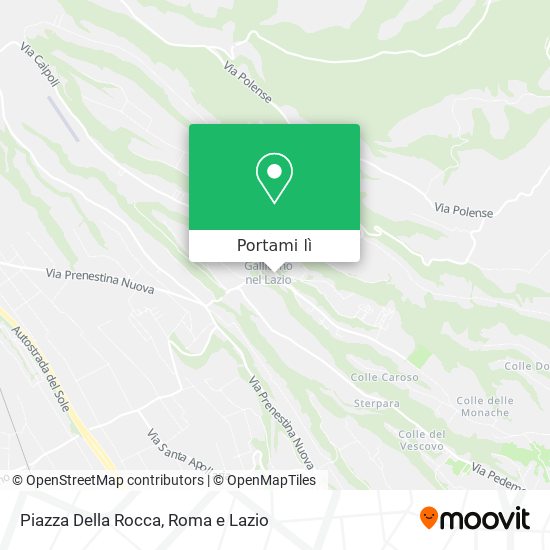 Mappa Piazza Della Rocca