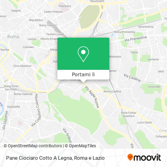 Mappa Pane Ciociaro Cotto A Legna