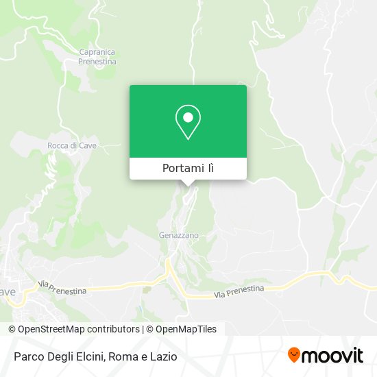 Mappa Parco Degli Elcini