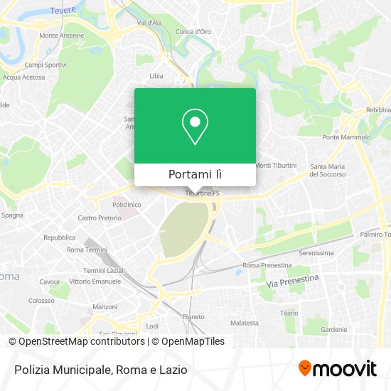 Mappa Polizia Municipale