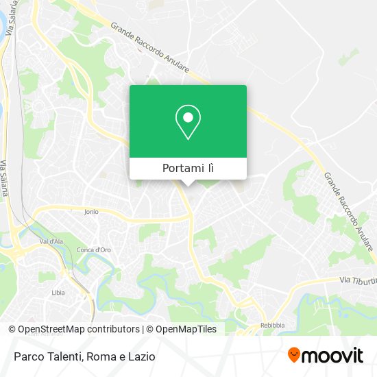 Mappa Parco Talenti