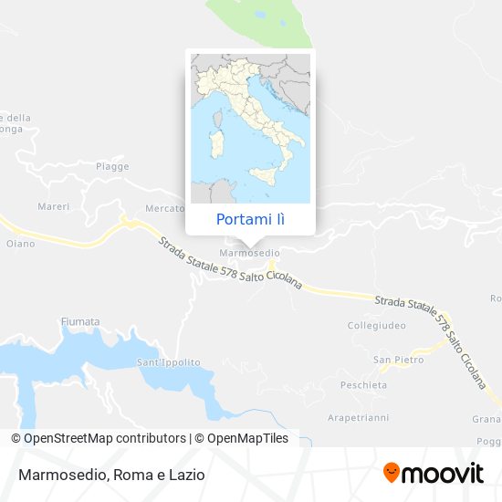 Mappa Marmosedio