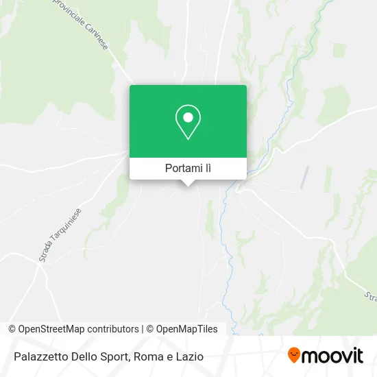 Mappa Palazzetto Dello Sport