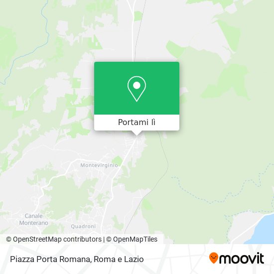 Mappa Piazza Porta Romana